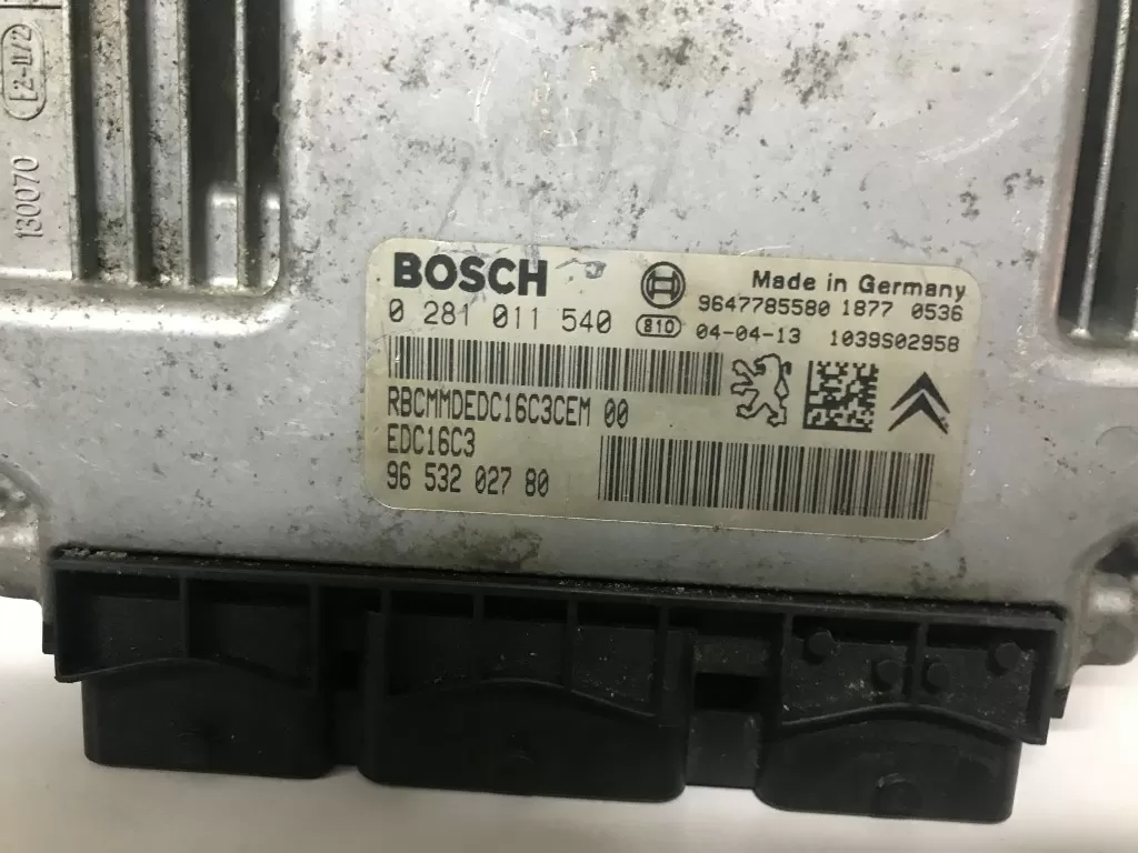 BOSCH 0281011540 810 EDC16C3 9653202780 964778S580 1039S02958
