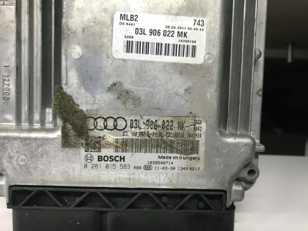 AUDI A4 A5 MOTOR BEYNI 03L 906 022 MK-03L906022MK-0281015583-EDC – Audi motor beyni