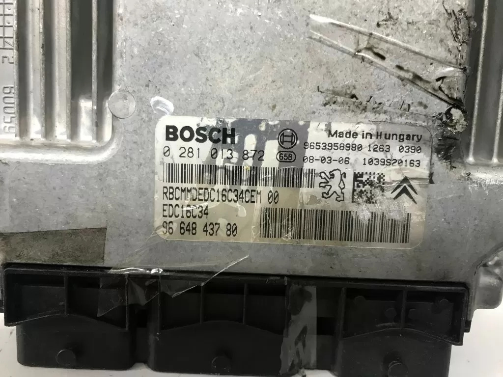 0281013872 PEUGEOT 308 1.6 HDİ BEYİN - MOTOR BEYNİ 9653958980 – Peugeot motor beyni