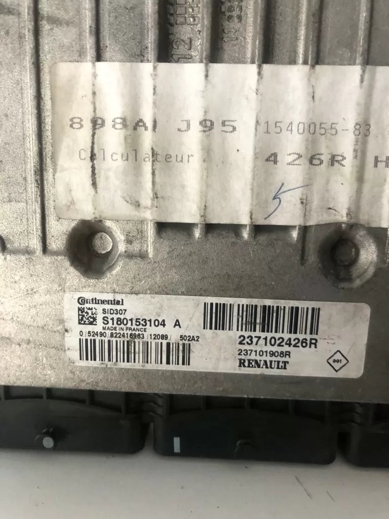 237102426R S180153104 A RENAULT MEGANE 1.5 DCI MOTOR BEYNİ SID307