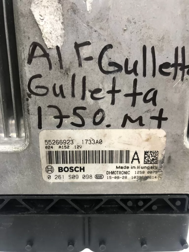 Alfa Romeo Giulietta 1.750 TBi 240hp / Bosch MED17.3.3 55266923 1733A0 0261S09098 0261 S09 098