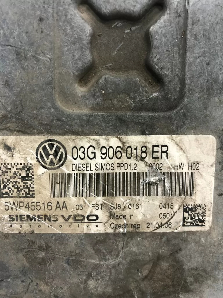 VW Passat 2.0TDI 170HP 03G906018ER PPD1.2