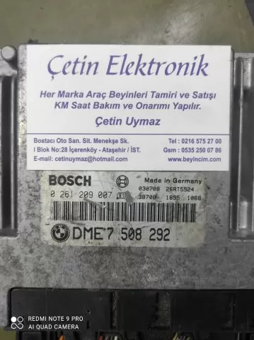 BMW E46 Motor Beyni Bosch DME 7508292-0261209007