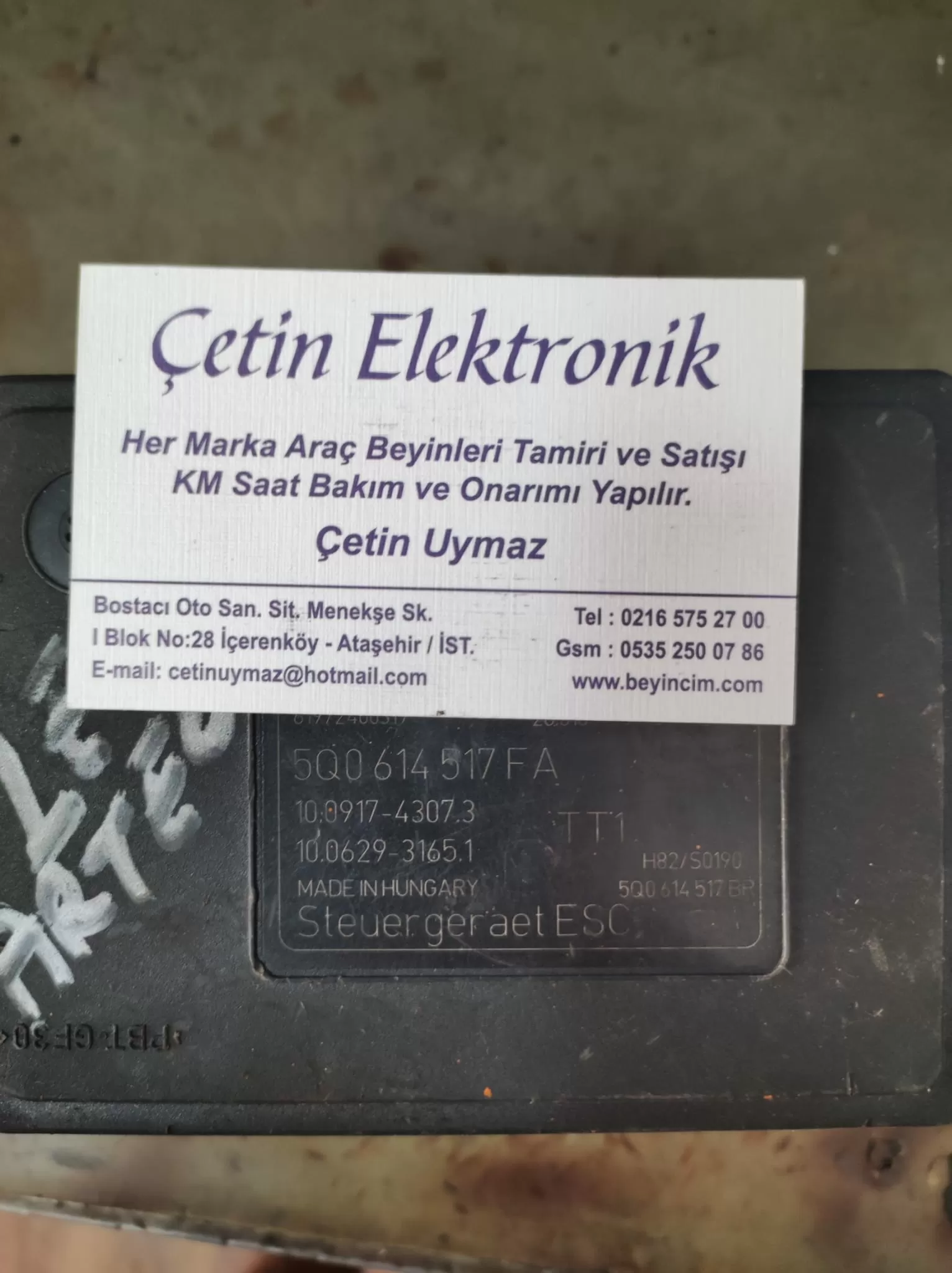 VW SEAT, AUDI, SKODA ABS POMPA, MODÜL 5Q0614517FA – Audi abs / esp beyni