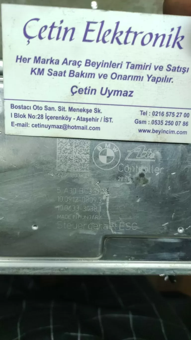 5A30BC3-01 . 10.0912-0809.3 BMW ABS UNITESI – BMW abs / esp beyni