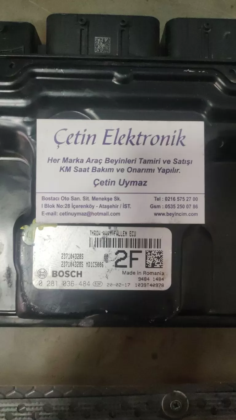 0281036484 237104328S DACIA DUSTER MOTOR BEYNI