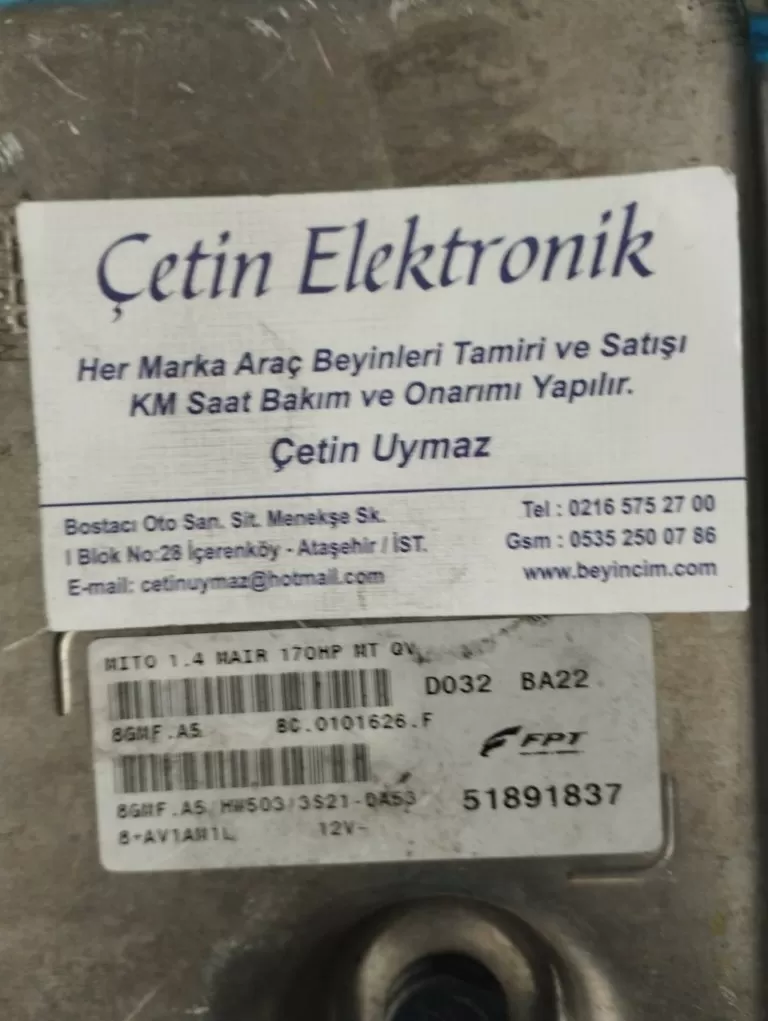 ALFA ROMEO MITO 1.4 ECU 8GMF.A5 8GMFA5 51891837