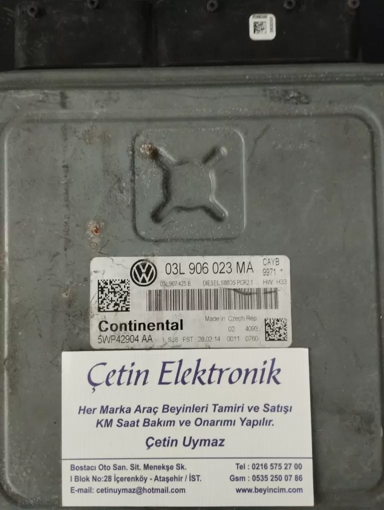 Volkswagen Polo TDI Motor Beyni 03L906023MA - 5WP42904AA
