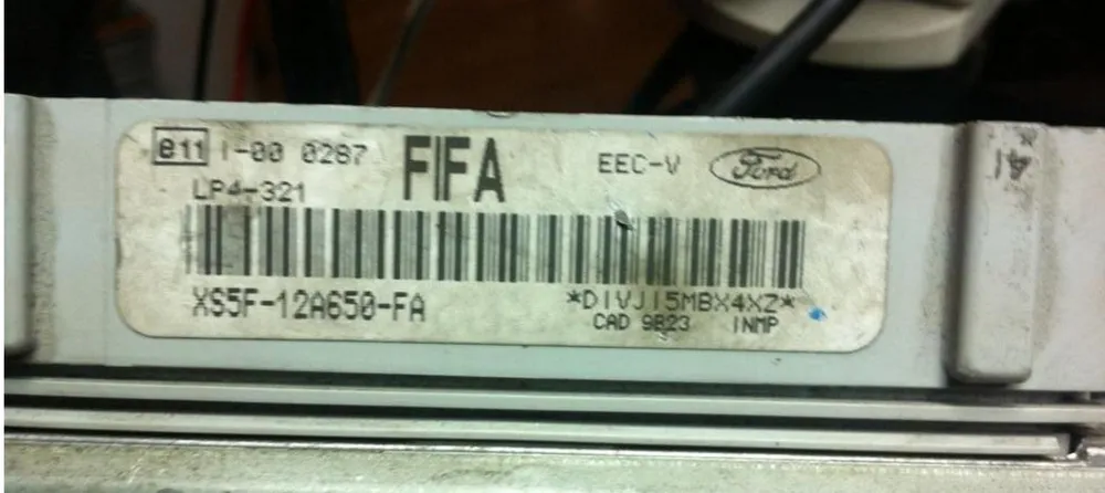 LP4-321 XS5F-12A650-FA fort ka motor beyni ecü
