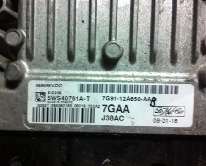 7G91-12A650-AA 7GAA 5WS40761A-T