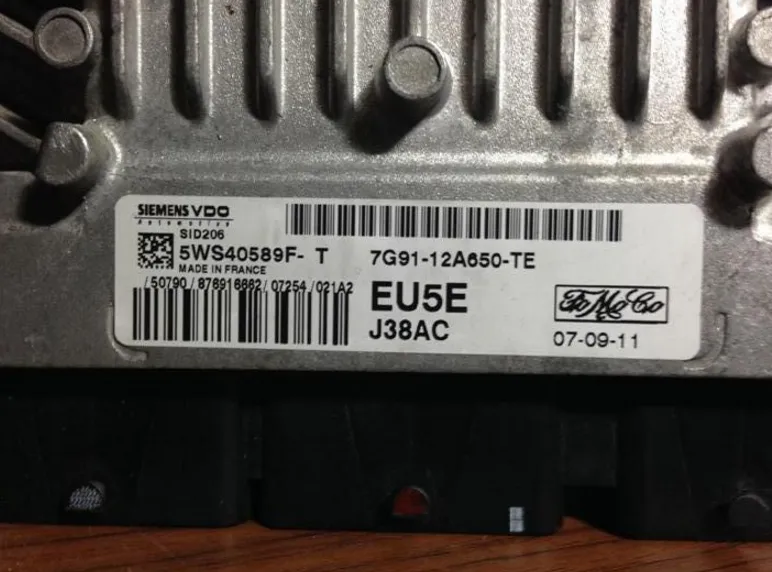 7G91-12A650-TE SID206 5WS40589F-T FORT MONDEO DİZEL MOTOR BEYNİ