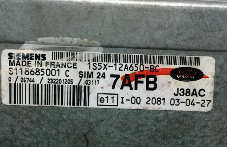 1S5X-12A650-BC FORD 1S5X12A650BC Siemens S118685001C