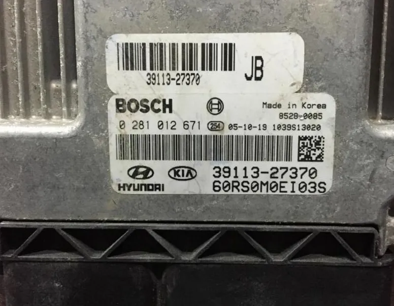 39113-27370 Kia Carens 2.0CRDI BOSCH EDC16C39 0281012671