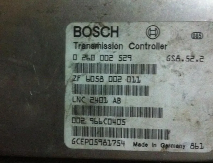 0260002529 ZF60580020LL 98-03 JAGUAR XJ8/XK8 TRANSMISSION CONTROL MODULE LNC2401AB
