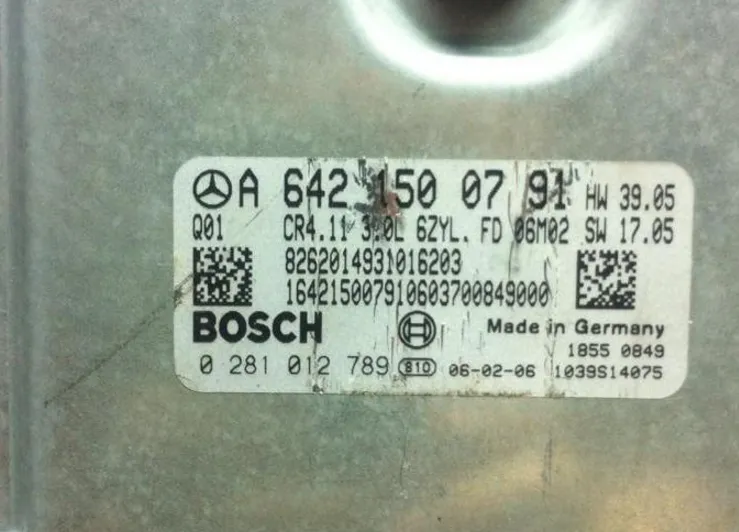 0281012789 A6421500791 bosch mercedes motor beyni