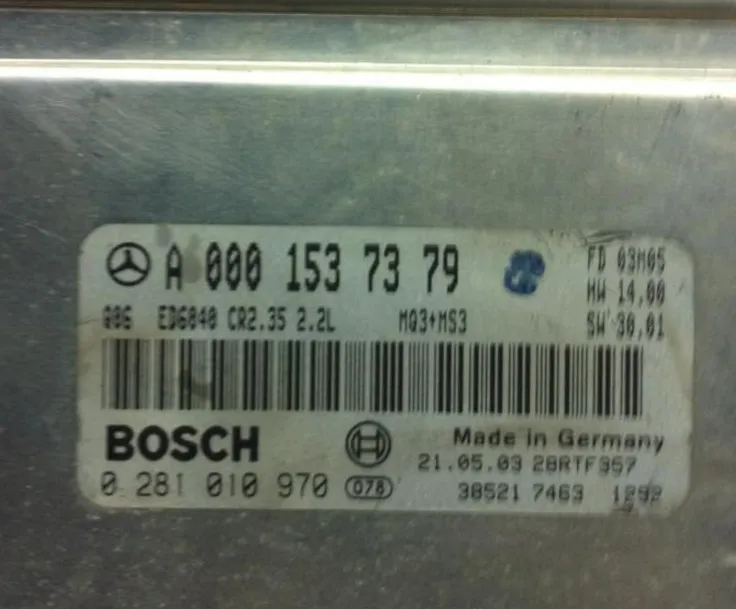 0281010970 A0001537379 2.2 MERCEDES MOTOR BEYNi