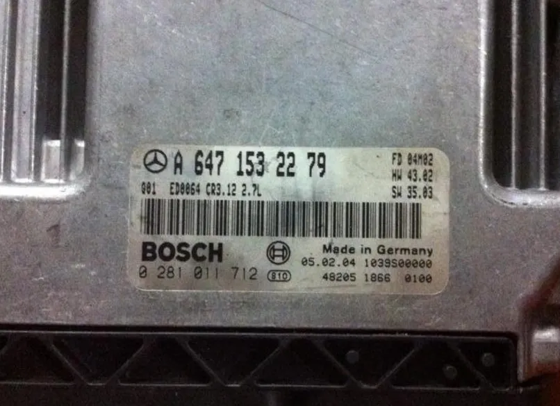 0281011712 A6471532279 CR3.12 2.7L mercedes edc 16 dizel motor beyni
