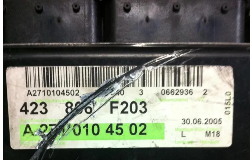 A2711538579 A0014466902 MERCEDES BENZ W203 KLASA ECU
