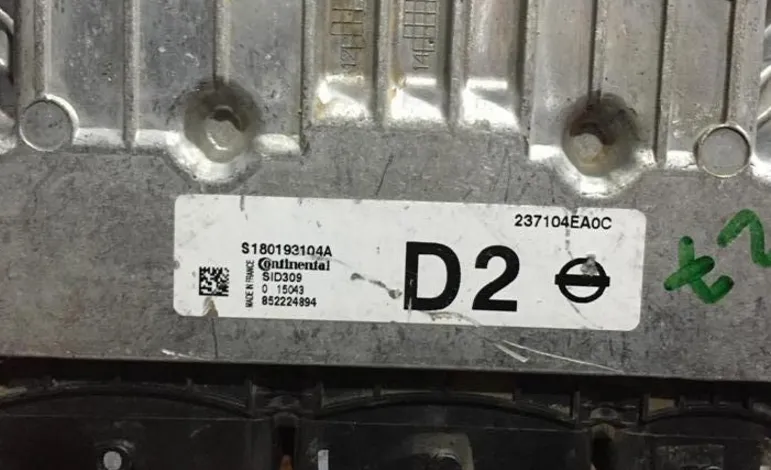 Nissan Qashqai S180193104A 237104EA0C SID309 D2
