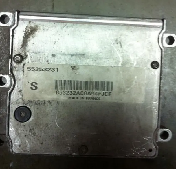 opel turbo motor beyni 863232AA0A001N5E 55353231