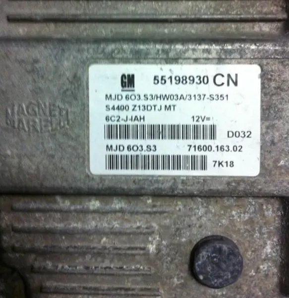 55198930 CN MJD 603.S3 opel 1 3 multijet