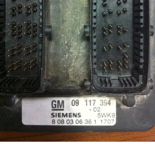 09117394 GM 8080306361 5WK9 opel 1.8 ecü