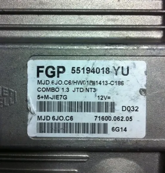 55194018 YU combo 1.3 JTD NT3