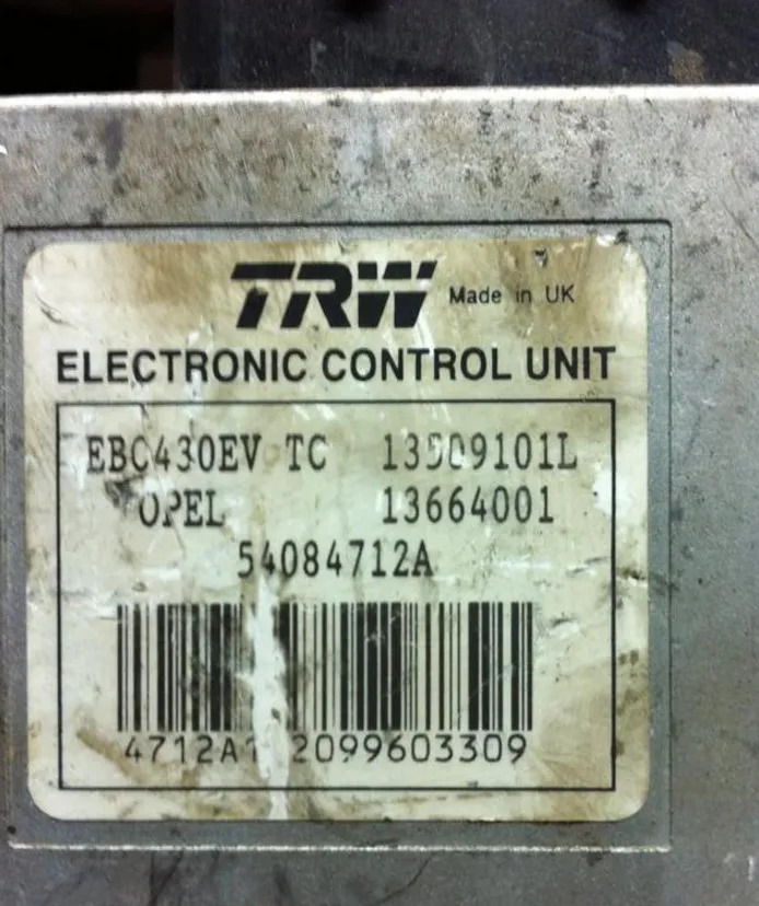 54084712A EBC430EV TC 1350910L 13664001