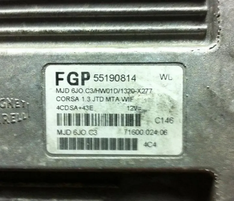 55190814 opel corsa 1.3 JTD