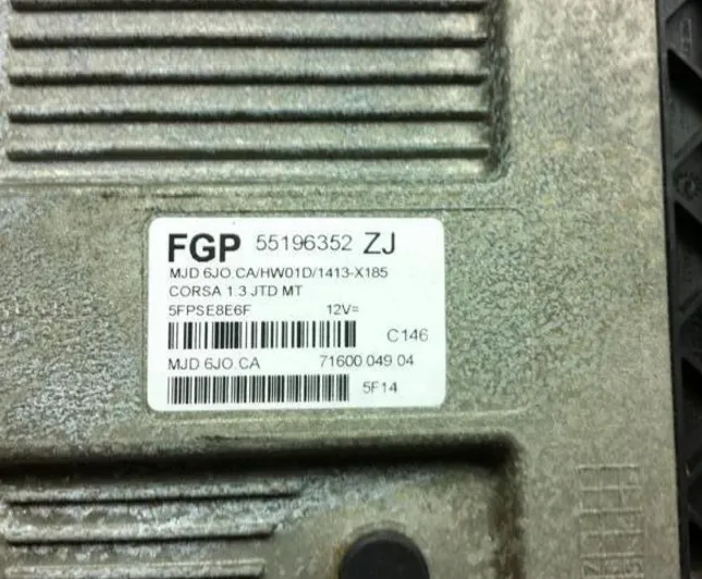 55196352ZJ 55196352 ZJ CORSA 1 3 JTD MT OPEL CORSA MJD BEYiN