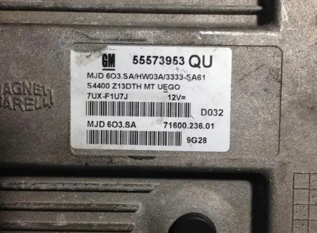55573953QU OPEL MJD 603 55573953 QU