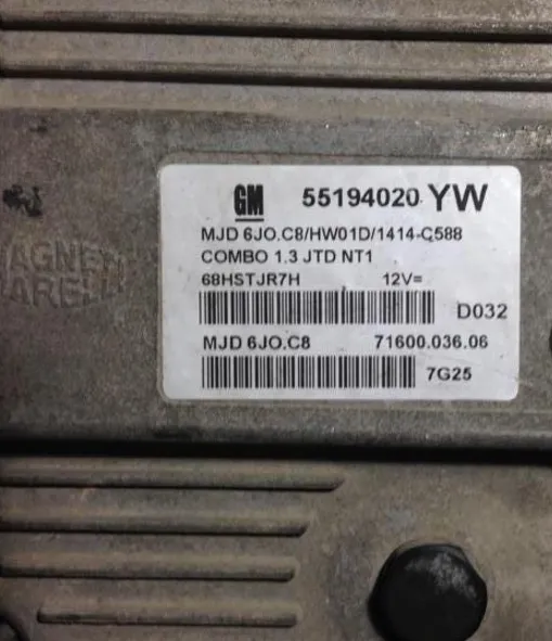 55194020YW 55194020 YW Combo c 1.3 motor beyni combo