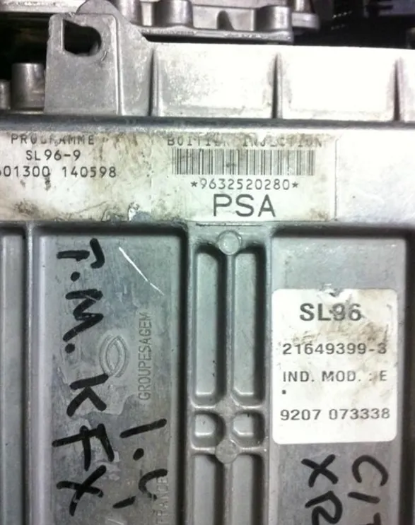 9632520280 21649399-3 601300 140598 – Peugeot motor beyni