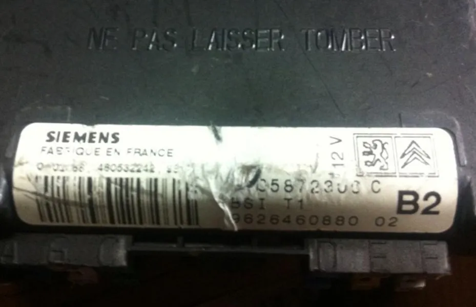 9626460880 pejo citroen bsi beyni B2