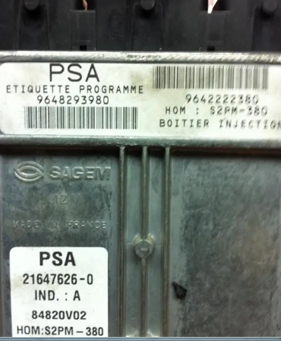 9642222380 9648293980 – Peugeot motor beyni