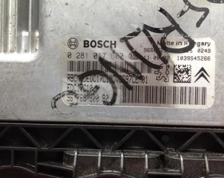 0281017600 9676830080 PEJO MOTOR BEYNi EDC17C10