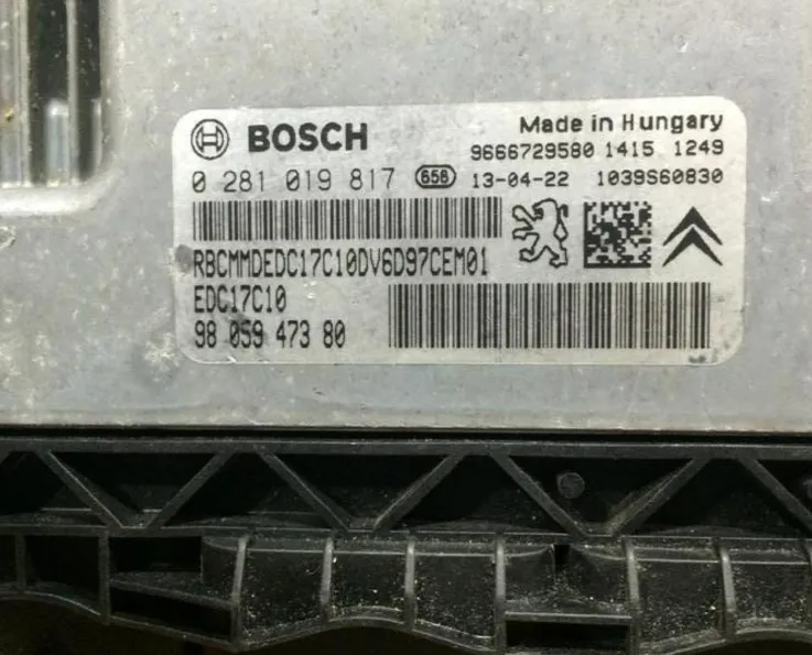 ÇETİN ELEKTRONİK PEJO PARTNER BERLiNGO 1.6 0281019817 9805947380 – Peugeot motor beyni