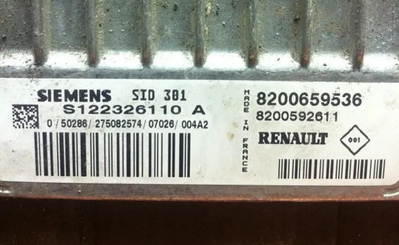 8200659536 8200592611 SID301 S122326110A RENAULT