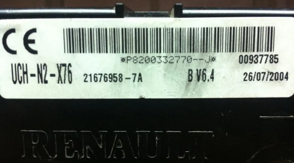 P8200332770 21676958-7A UCH-N2-X76 reno kango immo kutusu