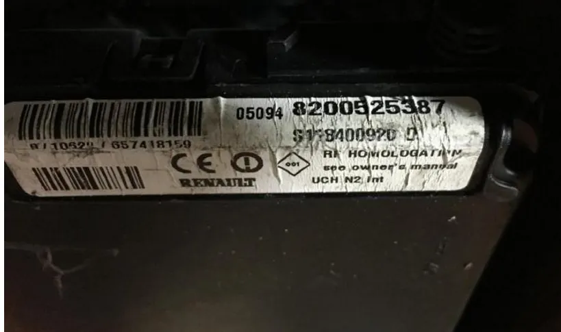 Renault 8200525387