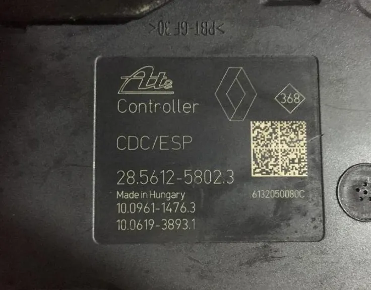 28.5612-5802.3 renault fluence 1.5 dci abs beyni
