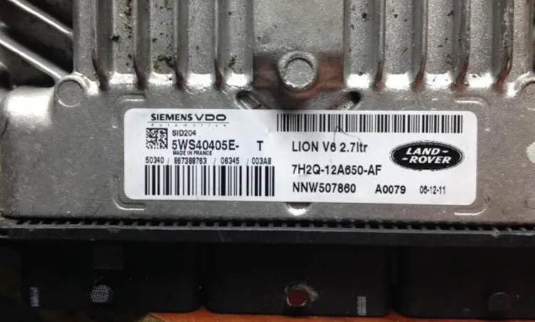 7H2Q-12A650-AF LION V6 2.7LTR SID204 5WS40405E