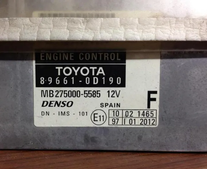 89661-0D190 TOYOTA MOTOR BEYNİ