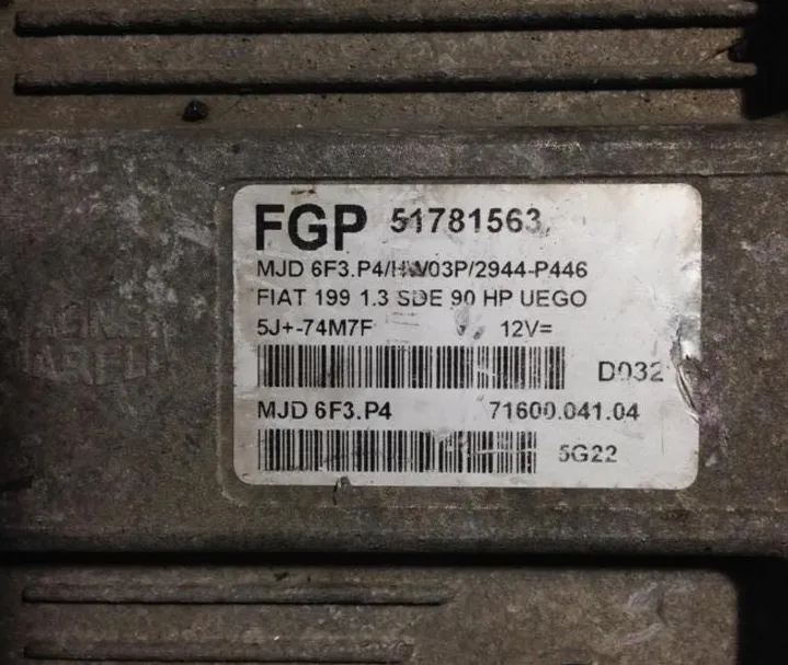 51781563 FiAT 90 HP MJD 6F3.P4