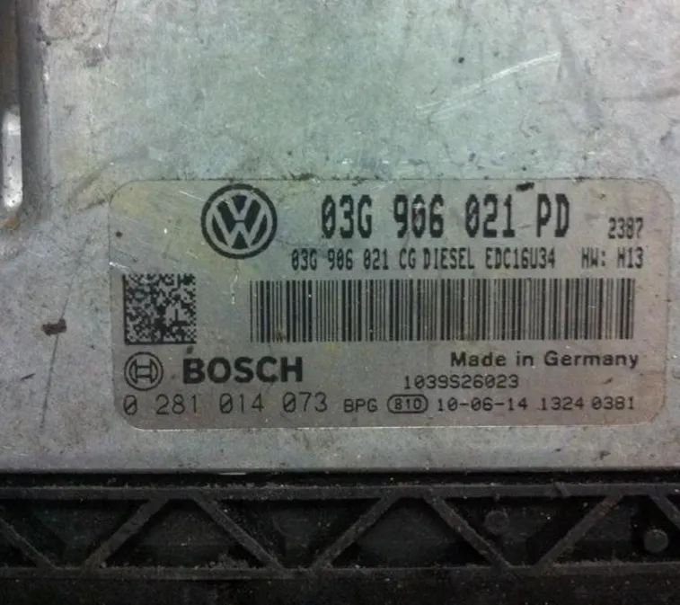 0281014073 03G906021PD EDC16U34