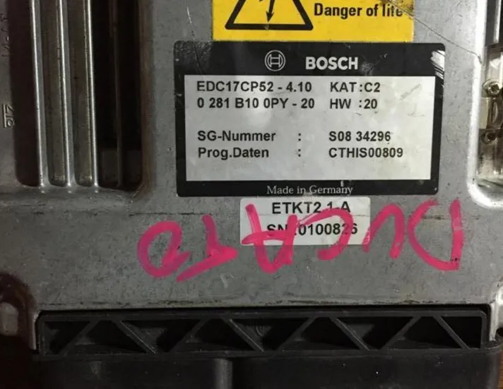 0281B100PY EDC17CP52-4.10 0281 B10 0PY-20