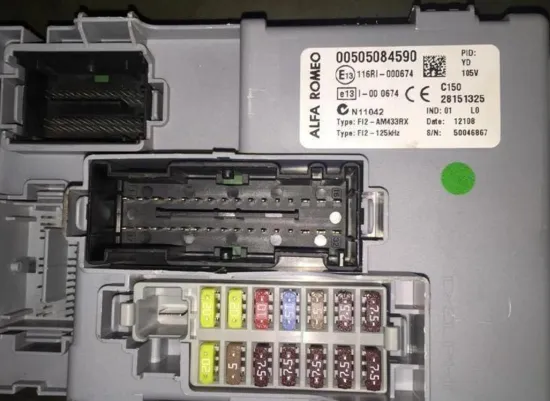 ALFA ROMEO MITO BODY COMPUTER 00505084590