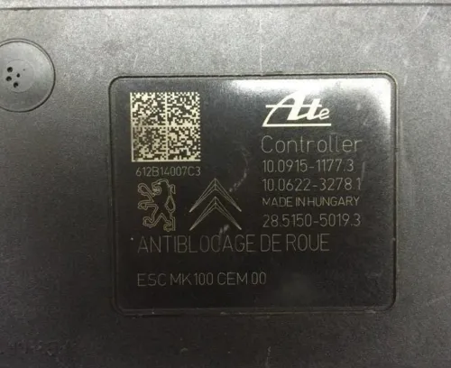 CITROEN POMPA ABS ESP MK100 10.0915-1177.3 9804162080 ESC