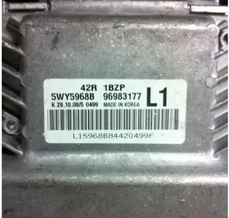 96983177 5WY5968B 42R 1BZP