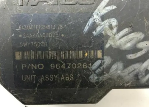 CHEVROLET ABS/ESP Units 96470254 96470261 5WY7504B